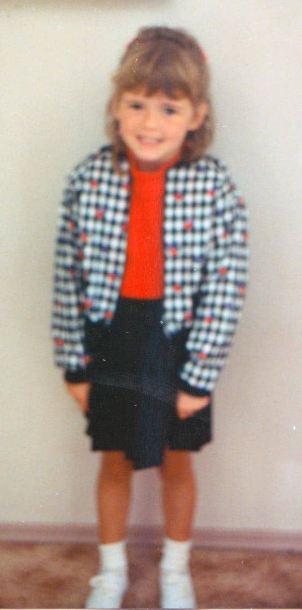 Liz as a child