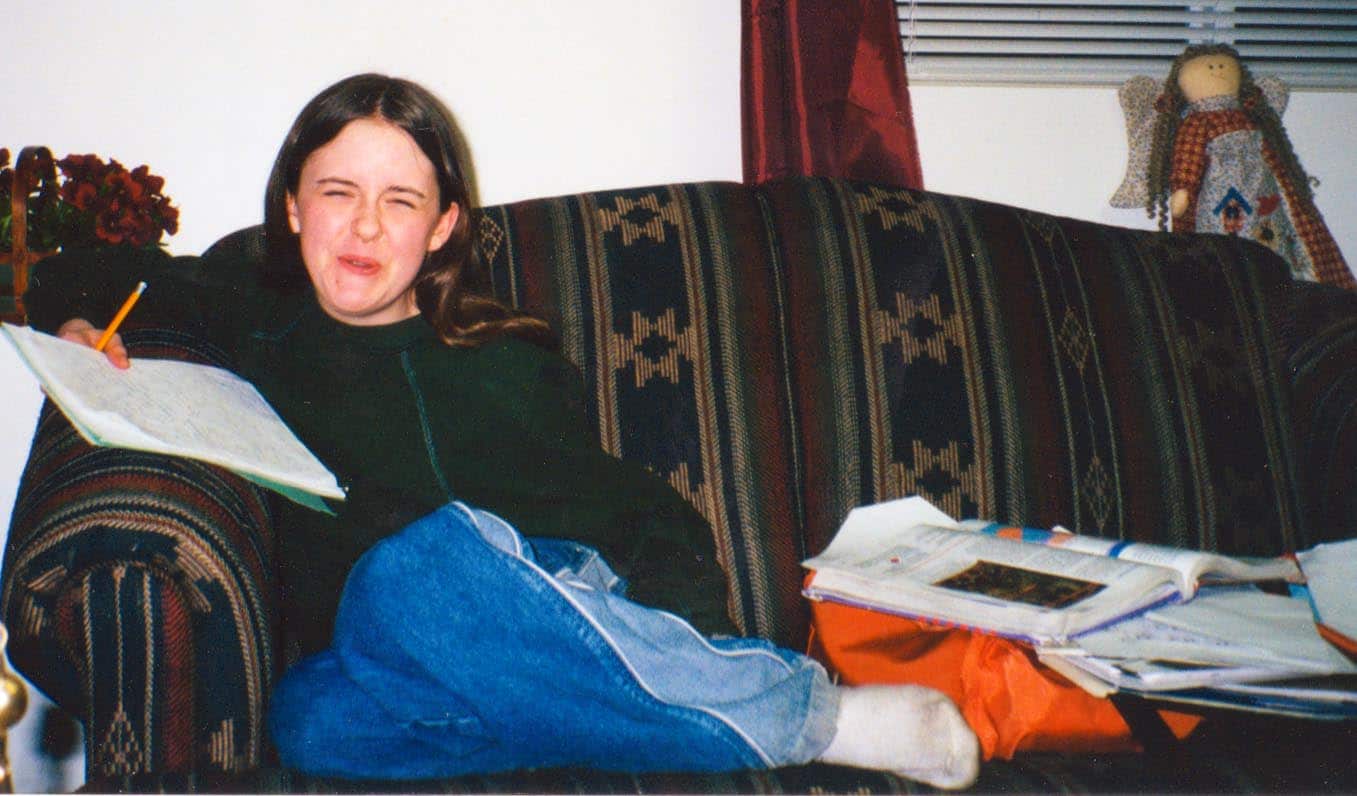 Liz as a teen